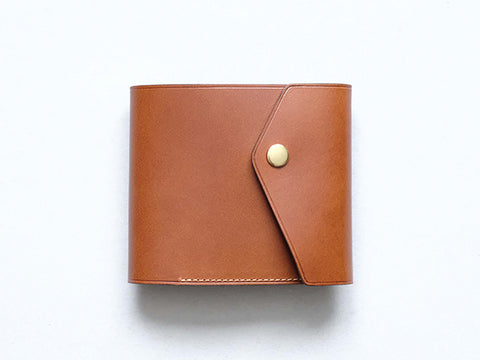 Slim bi-fold wallet "Carriage"