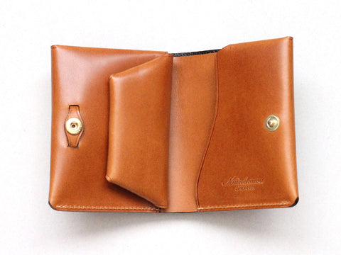 Bi-fold mini wallet "Enfold Coin" (without strap)