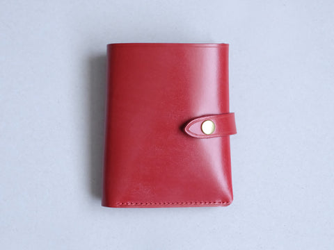 [Limited Edition] Bi-fold mini wallet "Enfold Coin" / Bridle leather