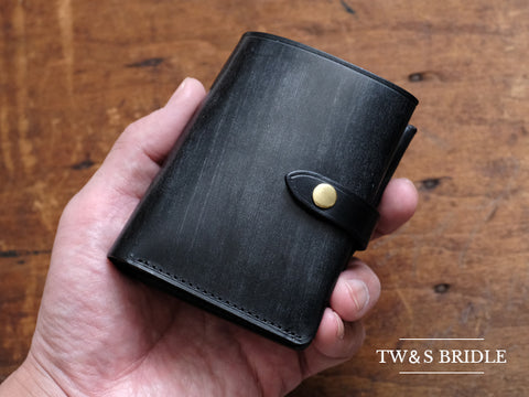 [Limited Edition] Bi-fold mini wallet "Enfold Coin" / Bridle leather