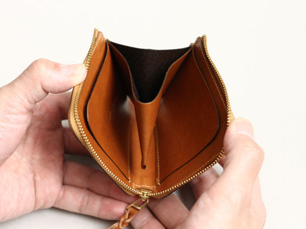 L-Zip wallet “Cram sleeve – munekawa